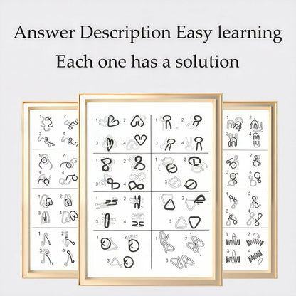 🔥The Best New Year Gift🎁 Metal Montessori Puzzle Solving