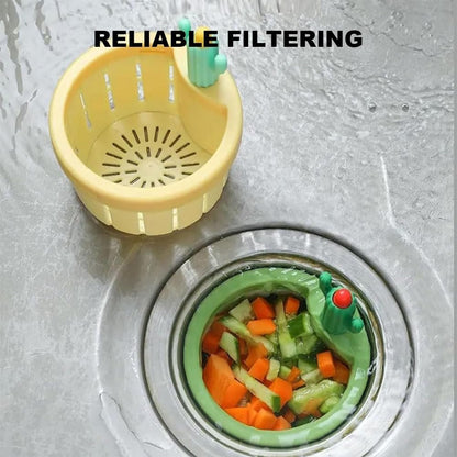 🍽️Cactus Kitchen Automatic Dumping Sink Filter