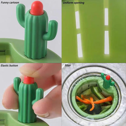 🍽️Cactus Kitchen Automatic Dumping Sink Filter