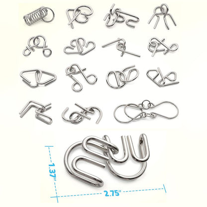 🔥The Best New Year Gift🎁 Metal Montessori Puzzle Solving