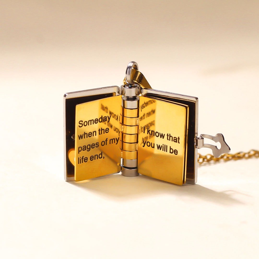 🎁For Granddaughter - The Most Beautiful Chapter Book Necklace