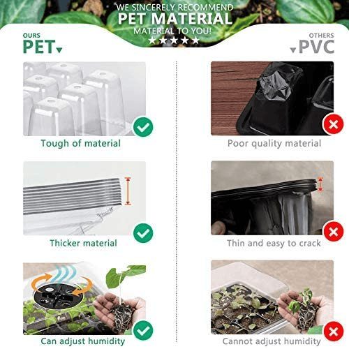 🌱 🎁 Final Day Sale-Adjustable Humidity Seed Starter Trays
