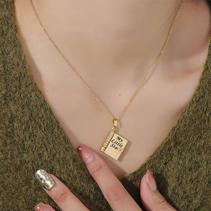 For Daughter/Son🌸 - My Little Star Book Necklace❤️