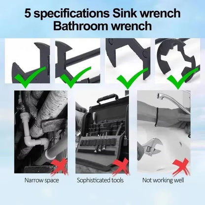 🔥2026 hot sale 🔥🔧Multifunctional Sink Wrench