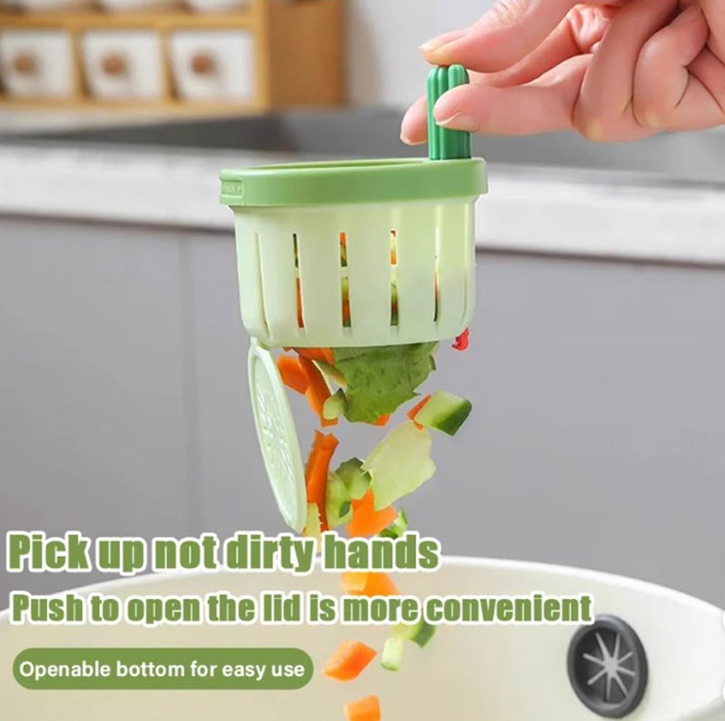 🍽️Cactus Kitchen Automatic Dumping Sink Filter