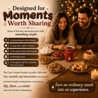 Share chocolate fondue with family and friends