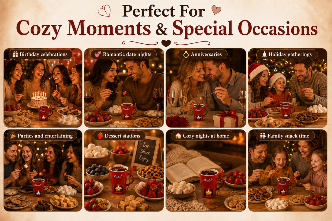 Fondue for celebrations, date nights and gatherings