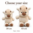 Hugzy - Jumpy size options: 30 cm and 45 cm