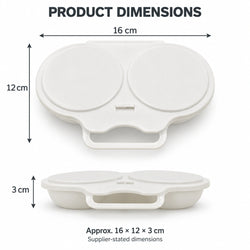 Supplier-stated product dimensions: approximately 16 cm wide, 12 cm deep and 3 cm high