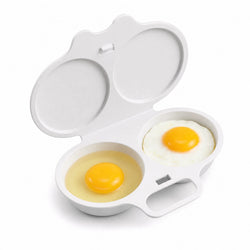 Warm White Microwave Omelette Maker on a white background