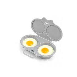 Soft Gray Microwave Omelette Maker on a white background