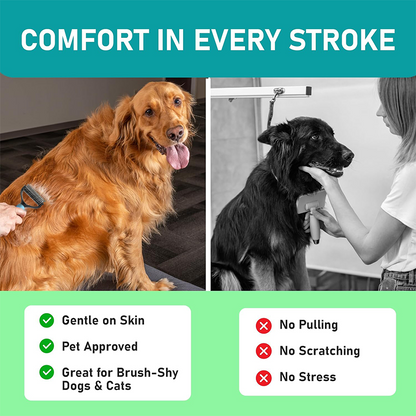 ✨ Dual-Sided Pet Grooming Comb for Dogs & Cats-Buy 2 Get 1 FREE! 🐶