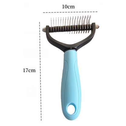 ✨ Dual-Sided Pet Grooming Comb for Dogs & Cats-Buy 2 Get 1 FREE! 🐶
