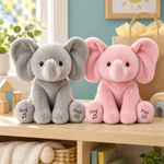 Two lovely color choices • each elephant sold separately